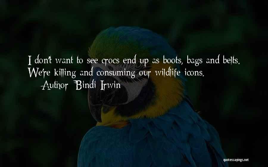 Crocs Quotes By Bindi Irwin
