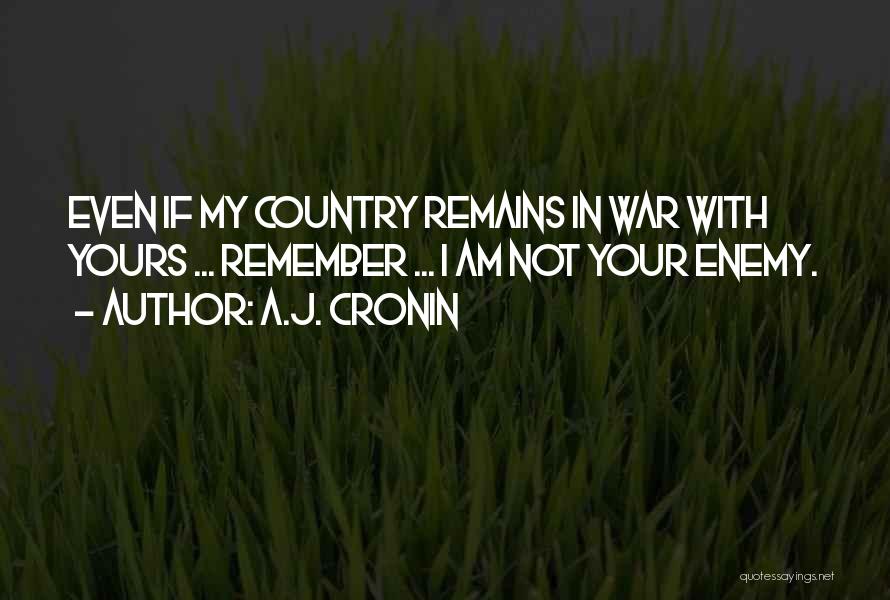 Cronin Quotes By A.J. Cronin