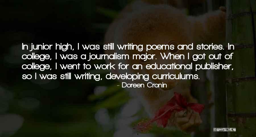 Cronin Quotes By Doreen Cronin Cronin Quotes By Doreen Cronin