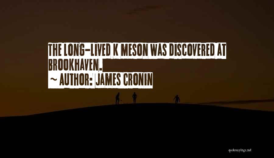 Cronin Quotes By James Cronin