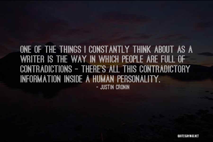 Cronin Quotes By Justin Cronin