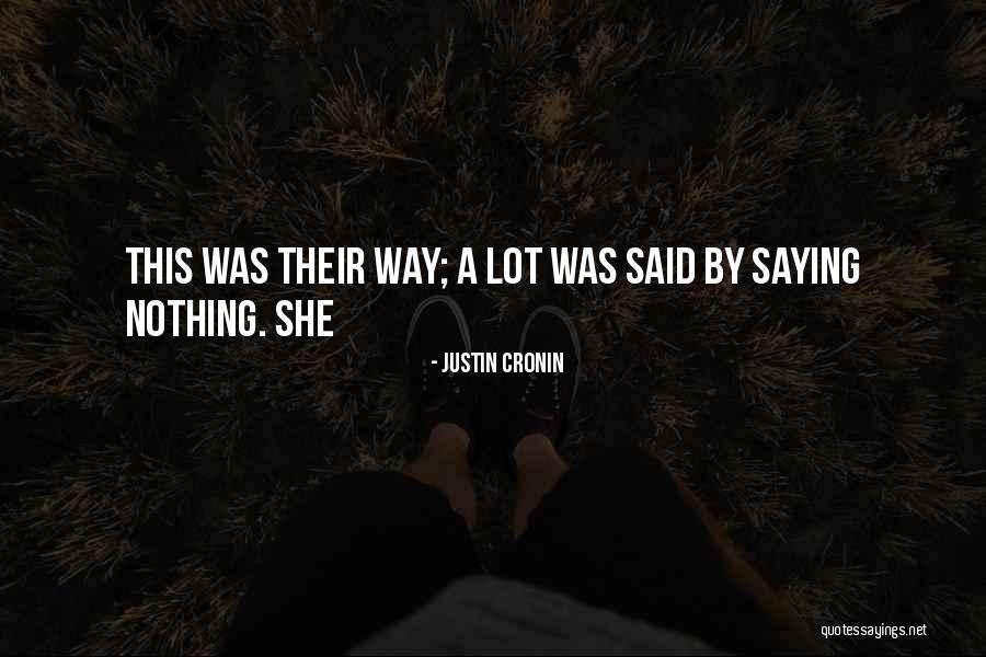 Cronin Quotes By Justin Cronin