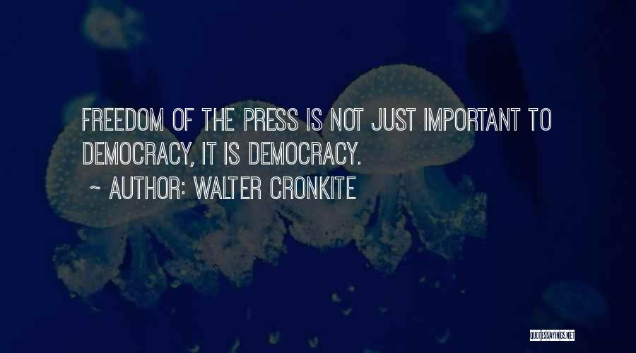 Cronkite Quotes By Walter Cronkite