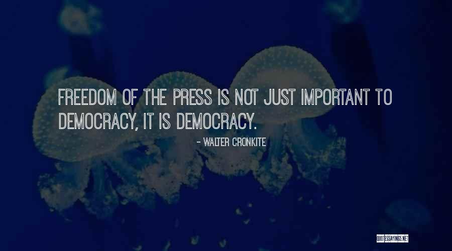 Cronkite Walter Quotes By Walter Cronkite Cronkite Walter Quotes By Walter Cronkite