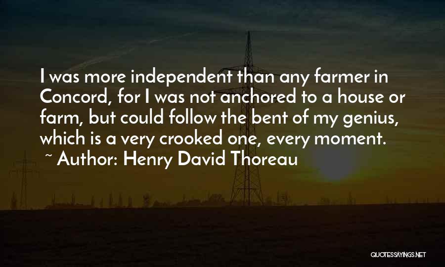 Crooked House Quotes By Henry David Thoreau