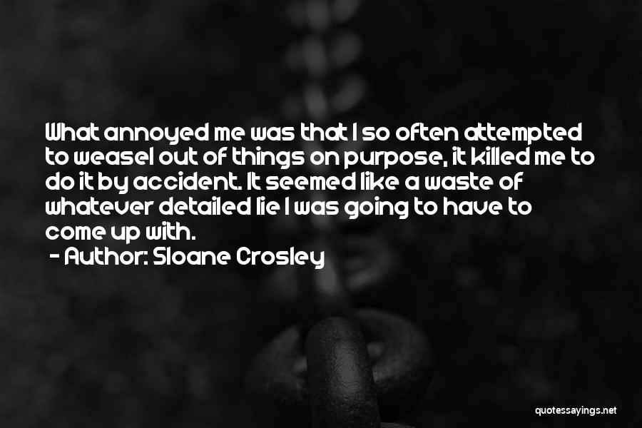 Crosley Quotes By Sloane Crosley