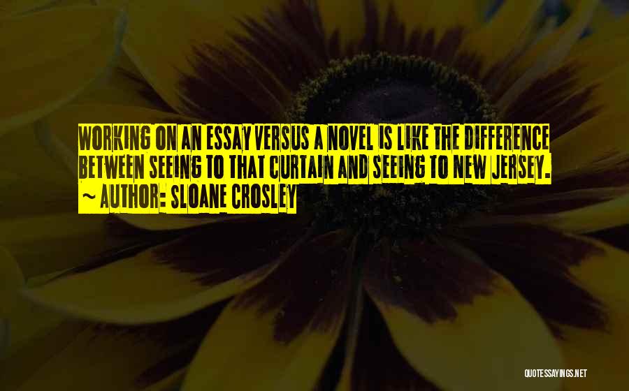 Crosley Quotes By Sloane Crosley