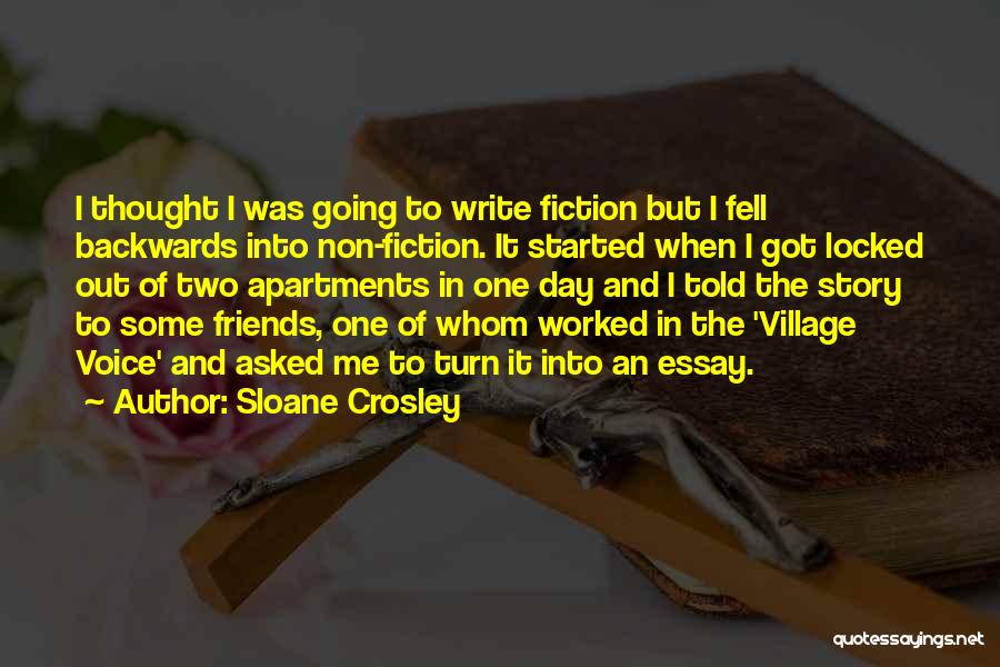 Crosley Quotes By Sloane Crosley