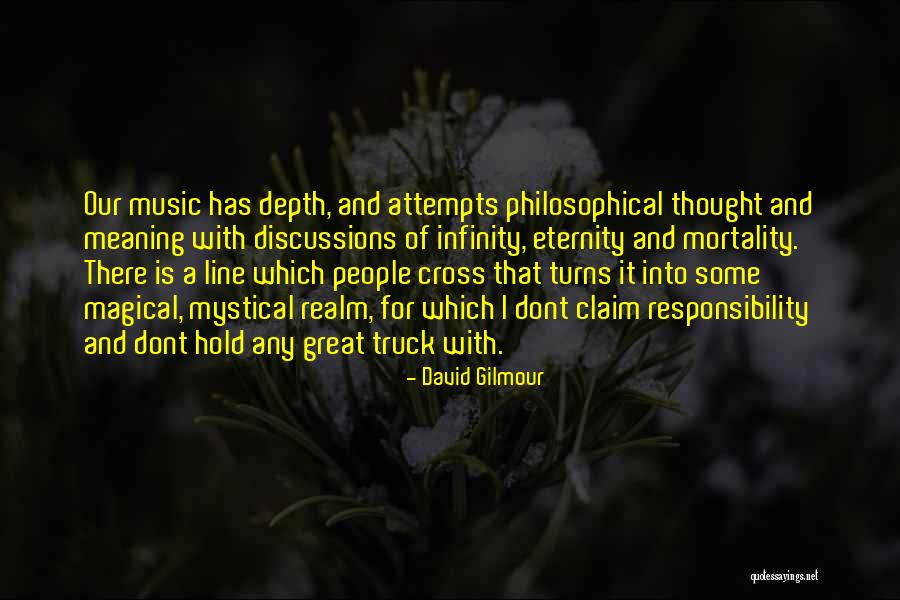 Cross And Quotes By David Gilmour