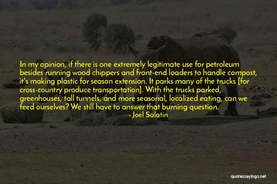 Cross Country Running Quotes By Joel Salatin