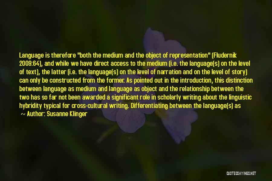Cross Cultural Relationship Quotes By Susanne Klinger