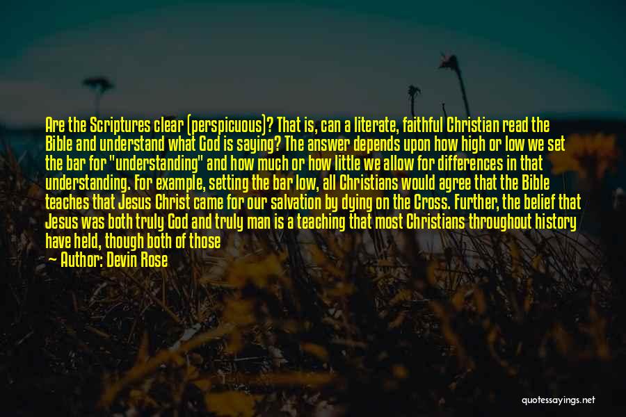 Cross In Bible Quotes By Devin Rose