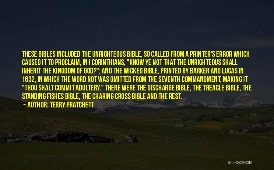 Cross In Bible Quotes By Terry Pratchett