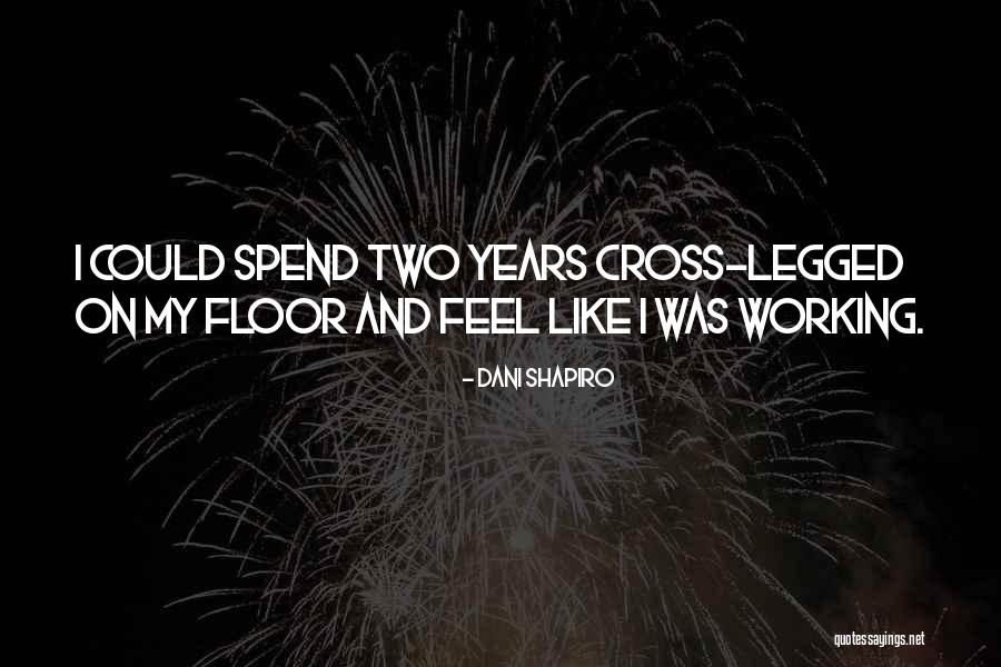 Cross Legged Quotes By Dani Shapiro