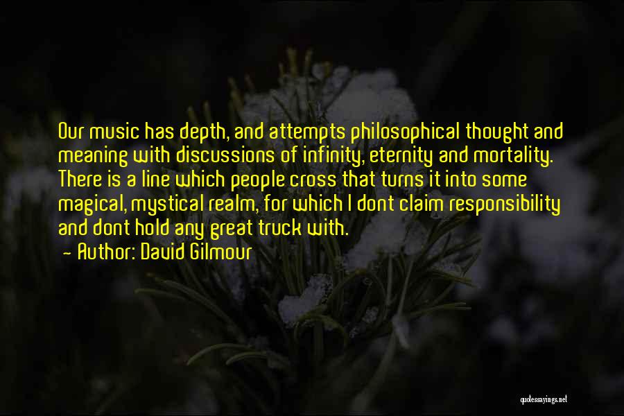 Cross Line Quotes By David Gilmour