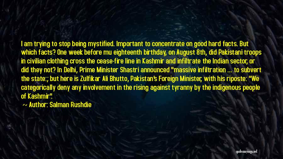 Cross Line Quotes By Salman Rushdie