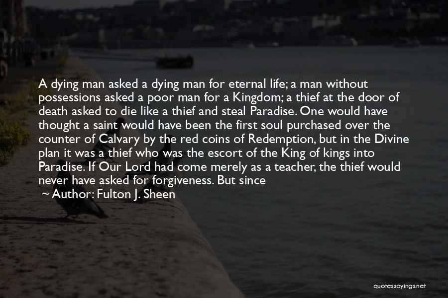 Cross Of Calvary Quotes By Fulton J. Sheen