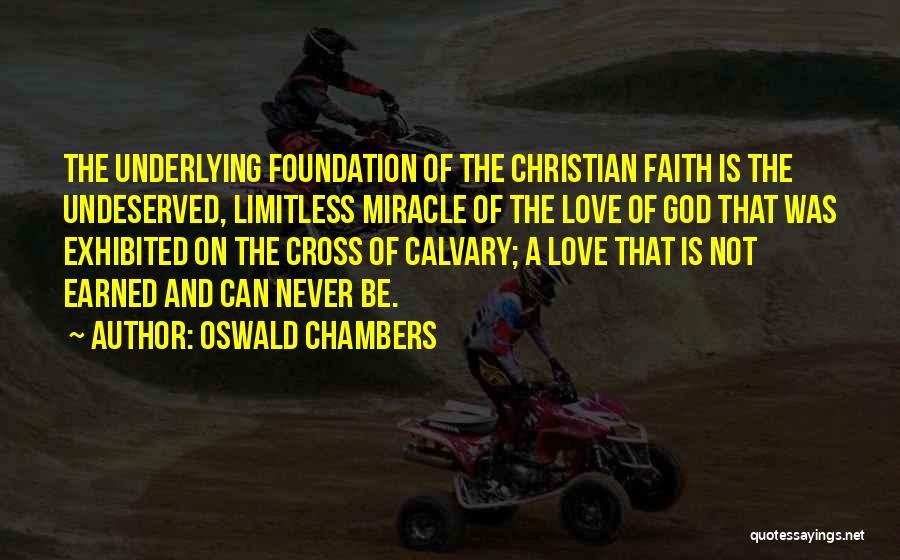 Cross Of Calvary Quotes By Oswald Chambers