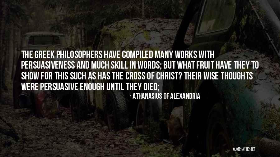 Cross Of Christ Quotes By Athanasius Of Alexandria Cross Of Christ Quotes By Athanasius Of Alexandria