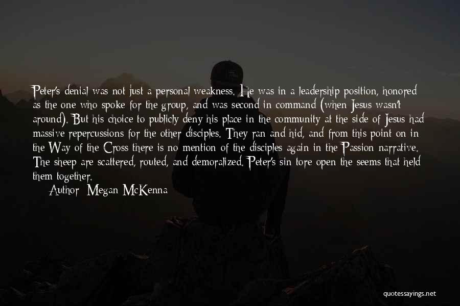 Cross Of Jesus Quotes By Megan McKenna