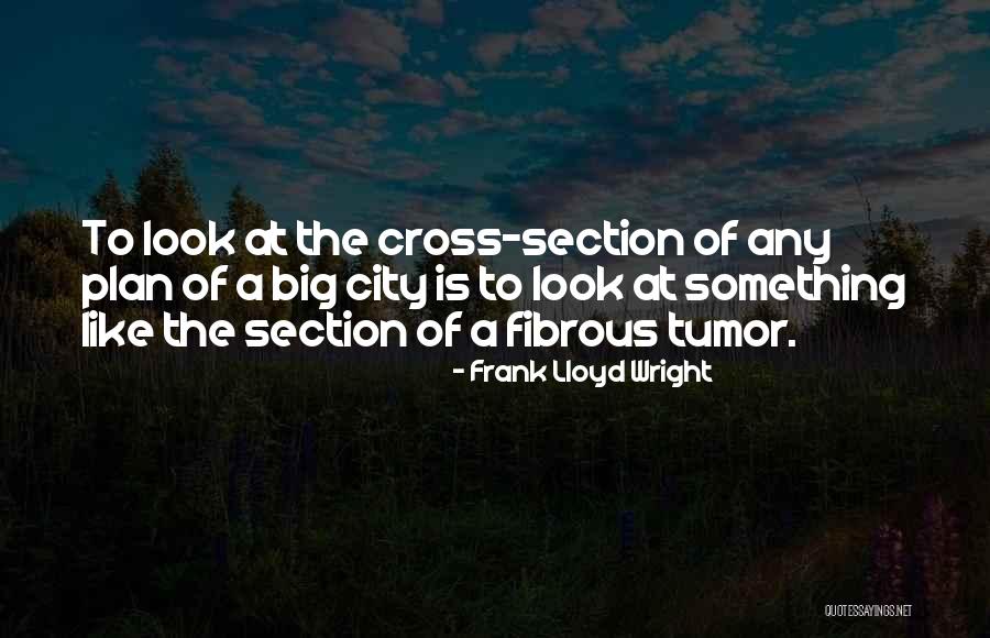 Cross Section Quotes By Frank Lloyd Wright Cross Section Quotes By Frank Lloyd Wright