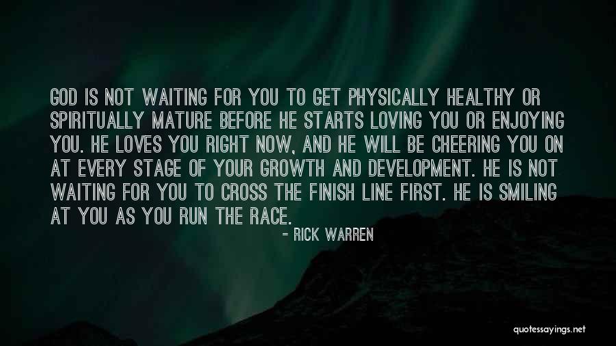 Cross The Finish Line Quotes By Rick Warren