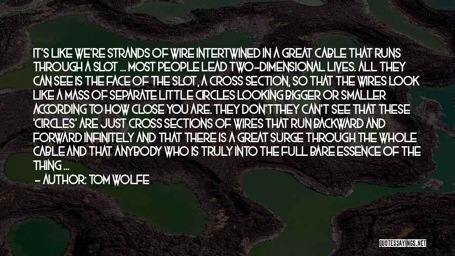 Cross To Bare Quotes By Tom Wolfe