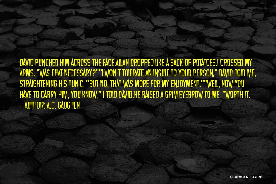Crossed Arms Quotes By A.C. Gaughen