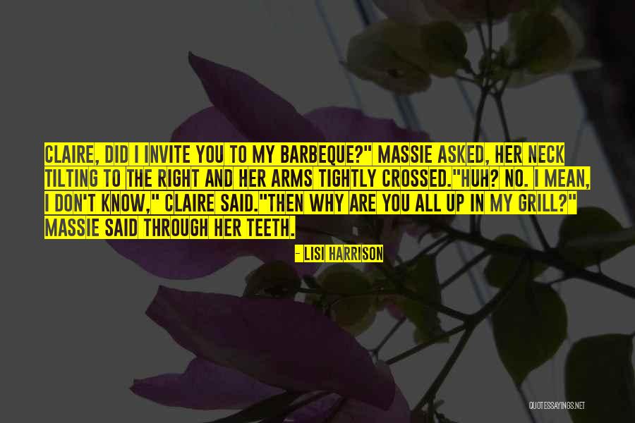 Crossed Arms Quotes By Lisi Harrison Crossed Arms Quotes By Lisi Harrison