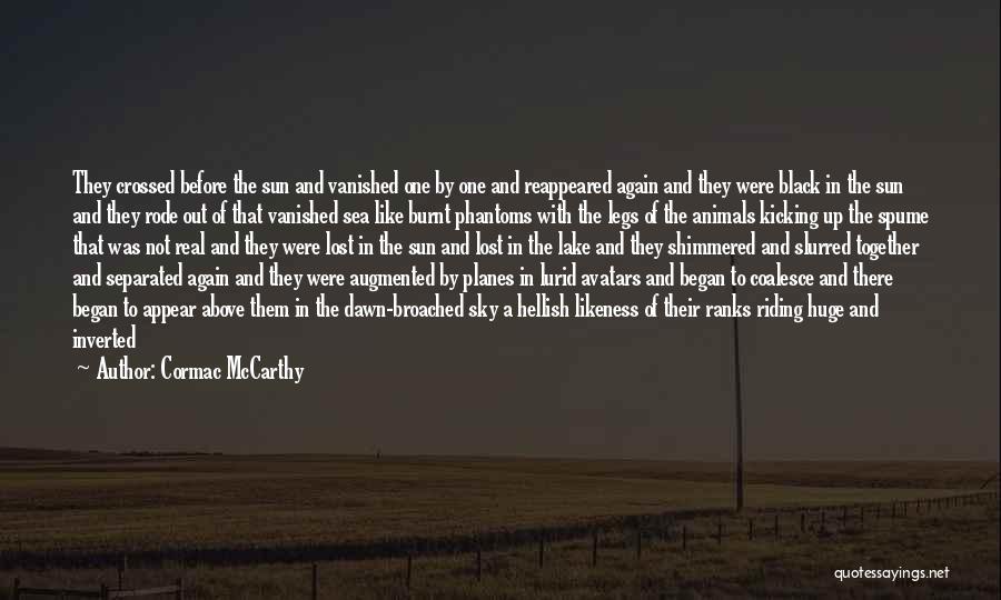 Crossed Legs Quotes By Cormac McCarthy