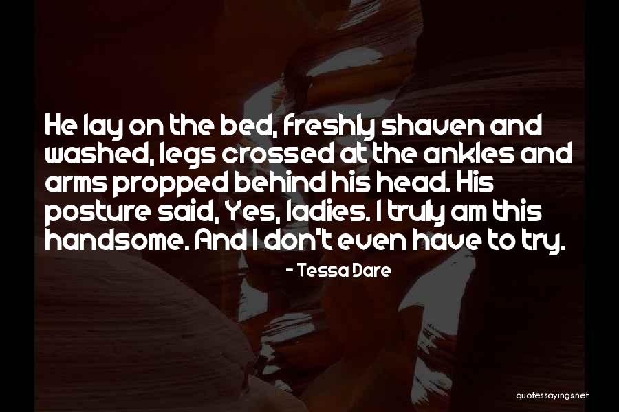 Crossed Legs Quotes By Tessa Dare Crossed Legs Quotes By Tessa Dare