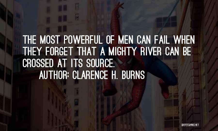 Crossed Quotes By Clarence H. Burns