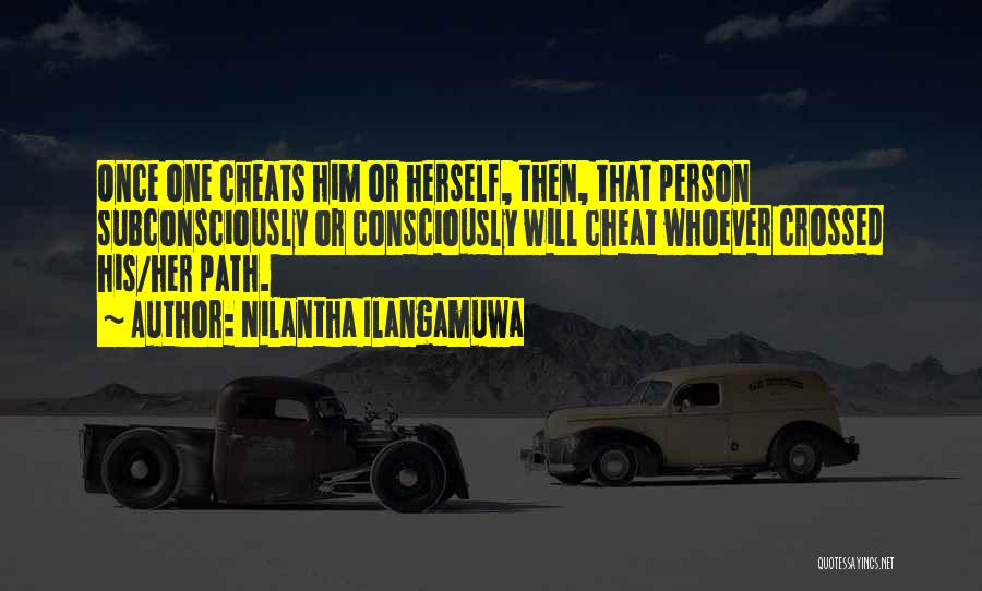 Crossed Quotes By Nilantha Ilangamuwa