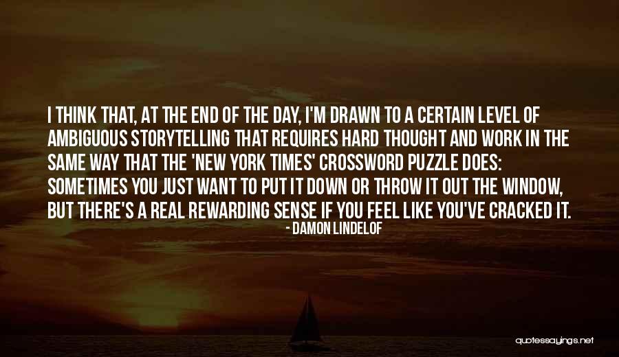 Crossword Puzzle Quotes By Damon Lindelof Crossword Puzzle Quotes By Damon Lindelof