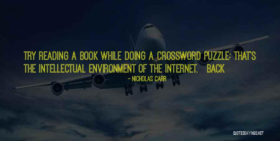 Crossword Puzzle Quotes By Nicholas Carr Crossword Puzzle Quotes By Nicholas Carr