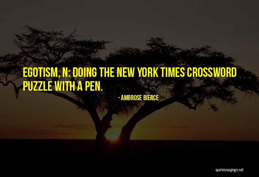 Crossword Quotes By Ambrose Bierce