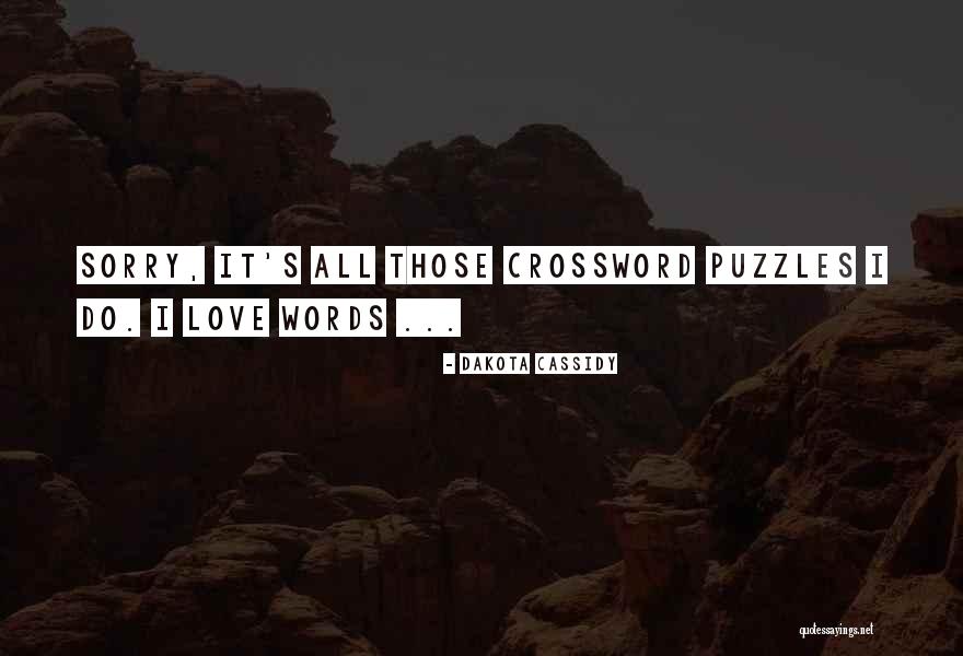 Crossword Quotes By Dakota Cassidy