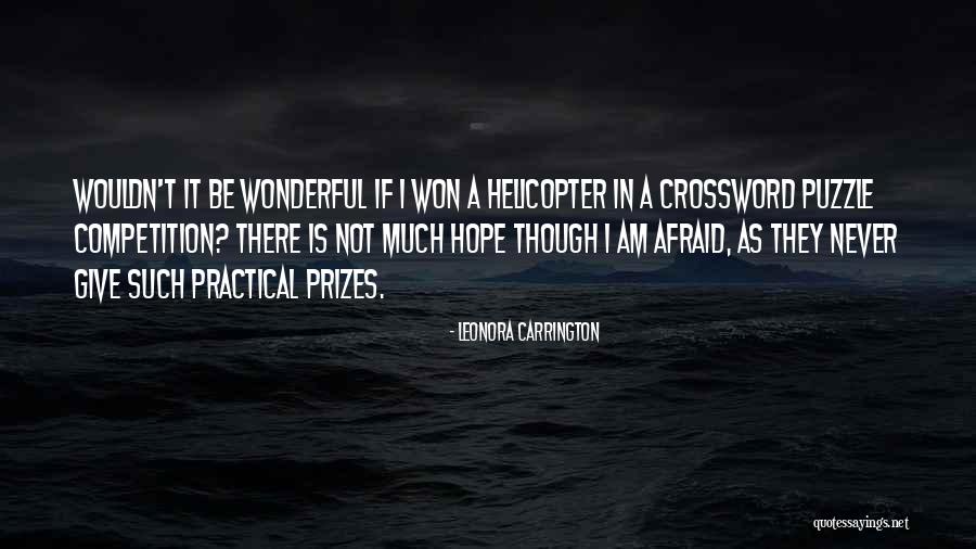 Crossword Quotes By Leonora Carrington