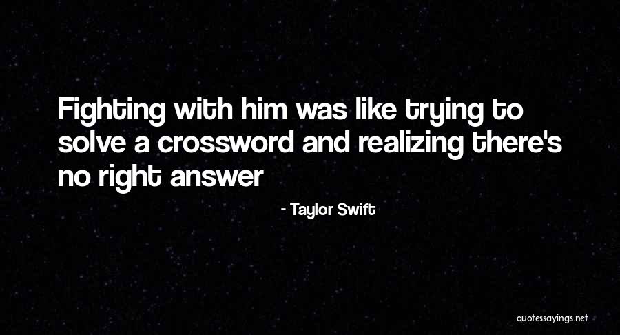 Crossword Quotes By Taylor Swift