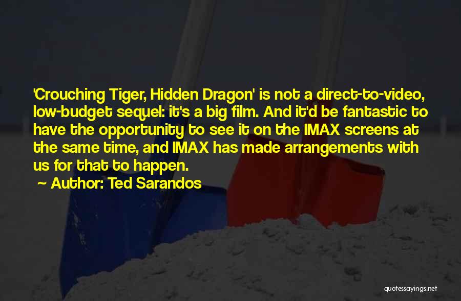 Crouching Tiger Hidden Dragon Quotes By Ted Sarandos