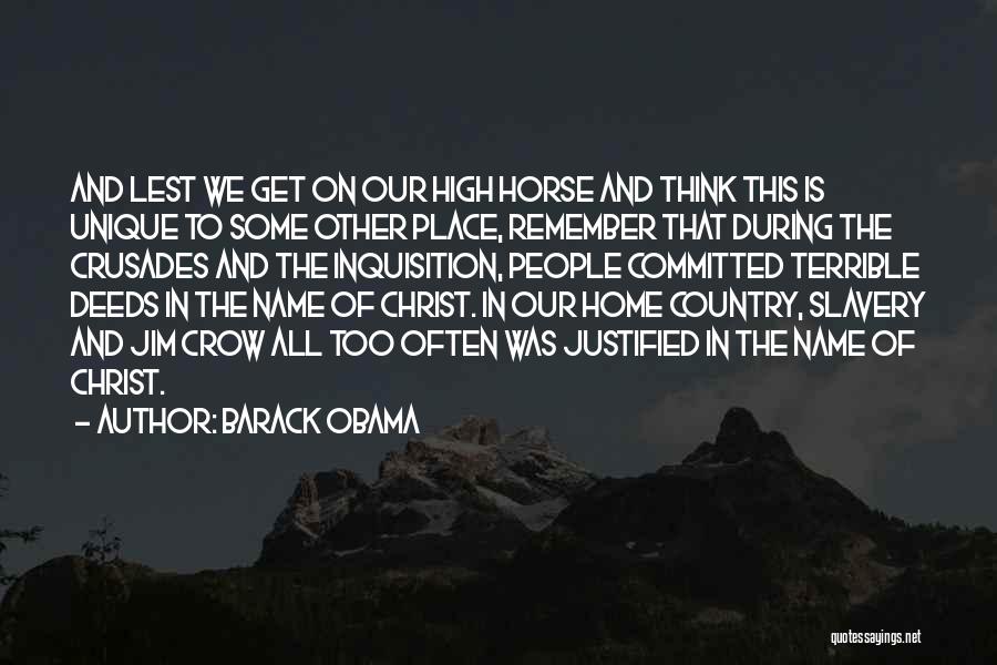 Crow Country Quotes By Barack Obama