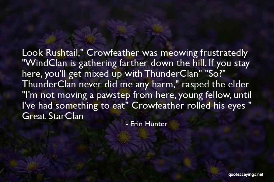 Crowfeather Quotes By Erin Hunter Crowfeather Quotes By Erin Hunter
