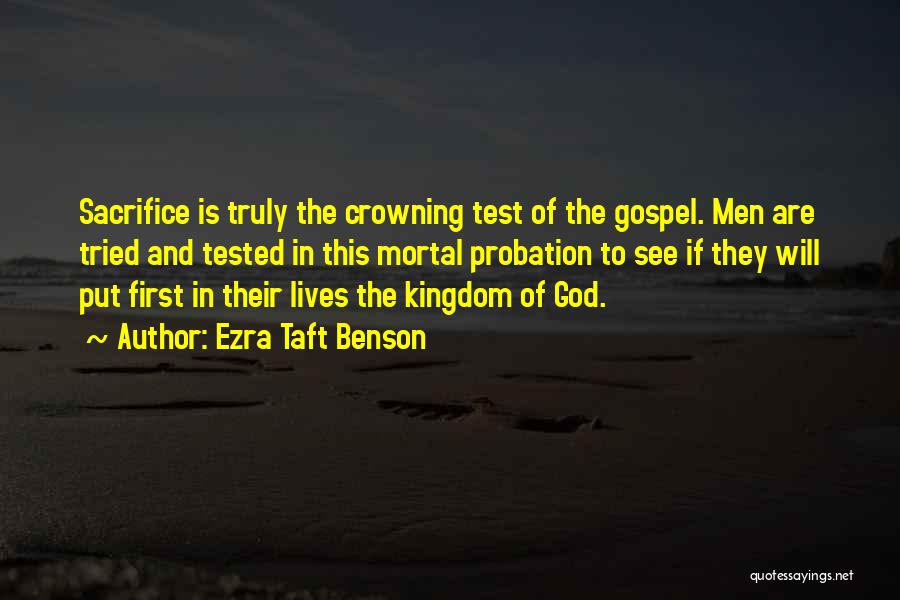 Crowning Quotes By Ezra Taft Benson