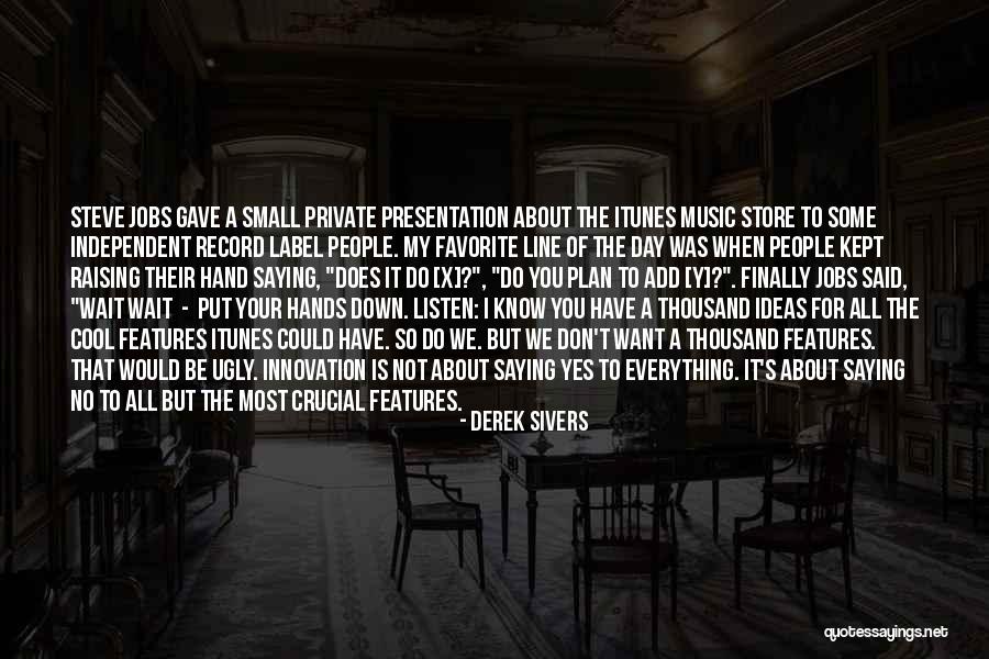 Crucial Quotes By Derek Sivers