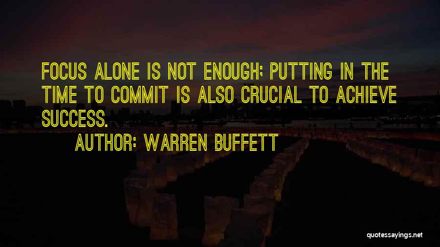 Crucial Time Quotes By Warren Buffett