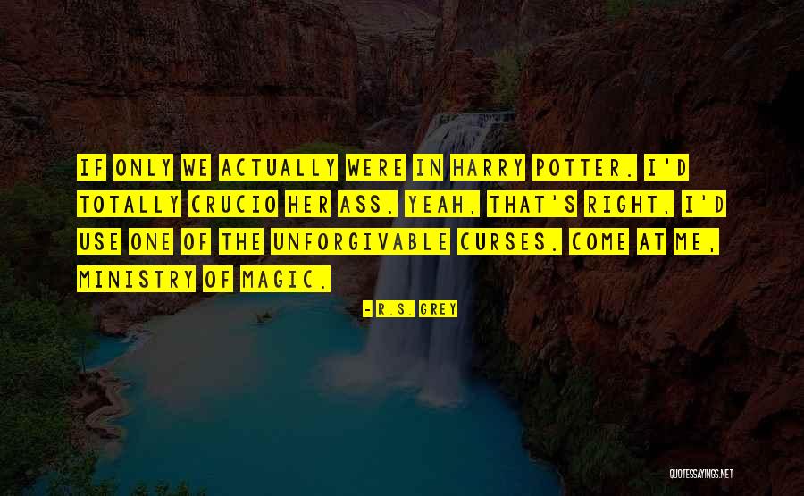 Crucio Harry Quotes By R.S. Grey Crucio Harry Quotes By R.S. Grey