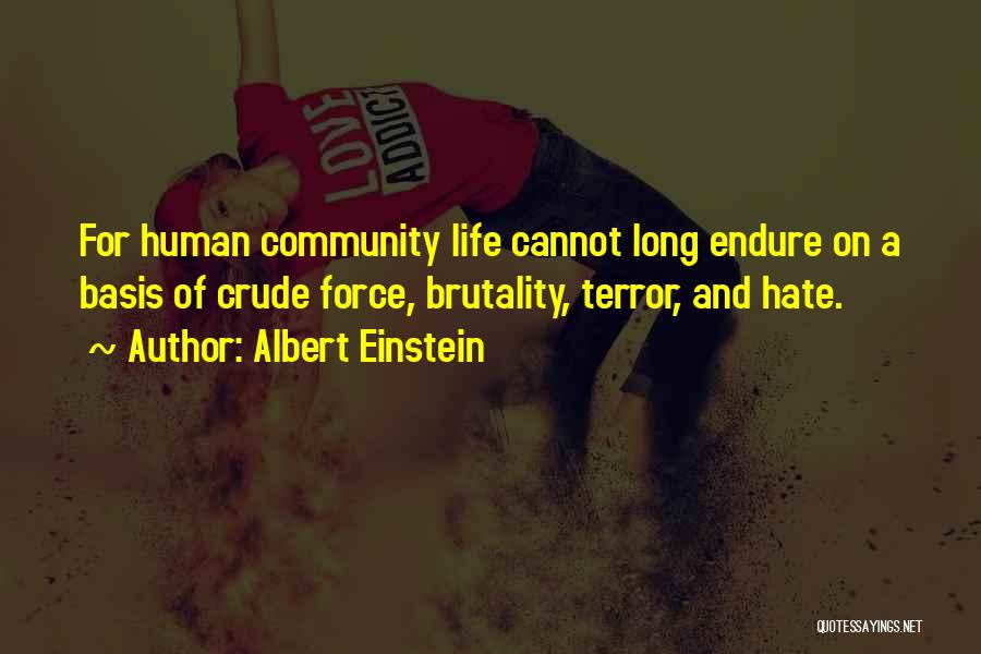 Crude Quotes By Albert Einstein