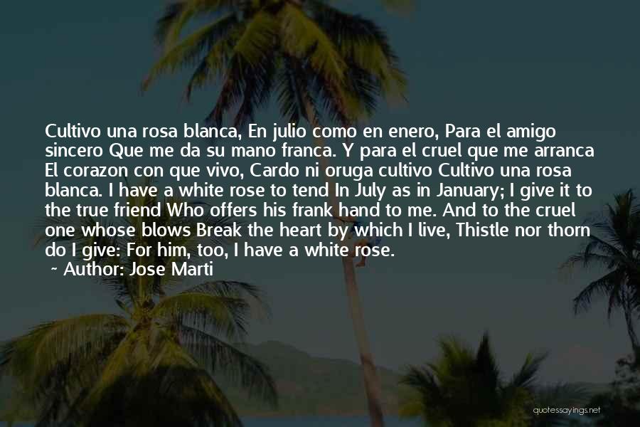 Cruel Heart Quotes By Jose Marti