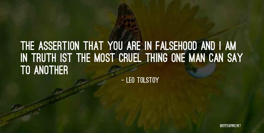 Cruel Man Quotes By Leo Tolstoy Cruel Man Quotes By Leo Tolstoy