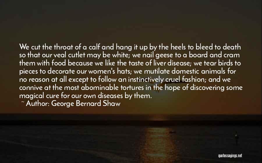 Cruelty To Animals Quotes By George Bernard Shaw